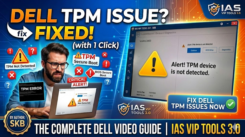 How to Fix TPM Issue on Dell Models