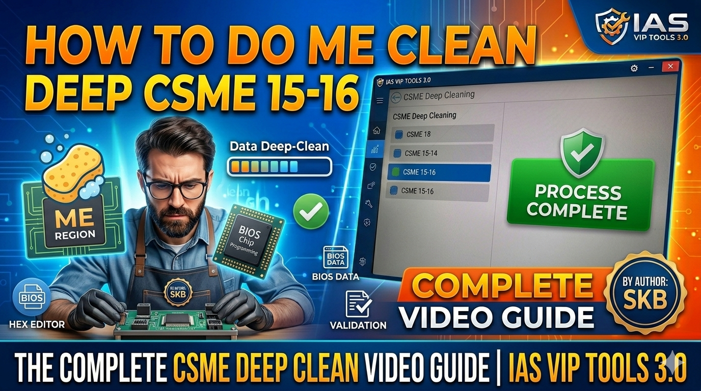 How To do ME Clean Deep CSME 15-16