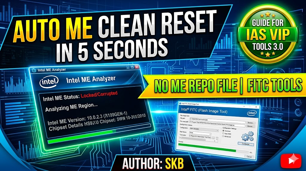 How to do Auto ME Clean Reset