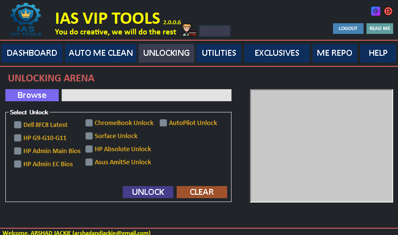 Unlocking Features